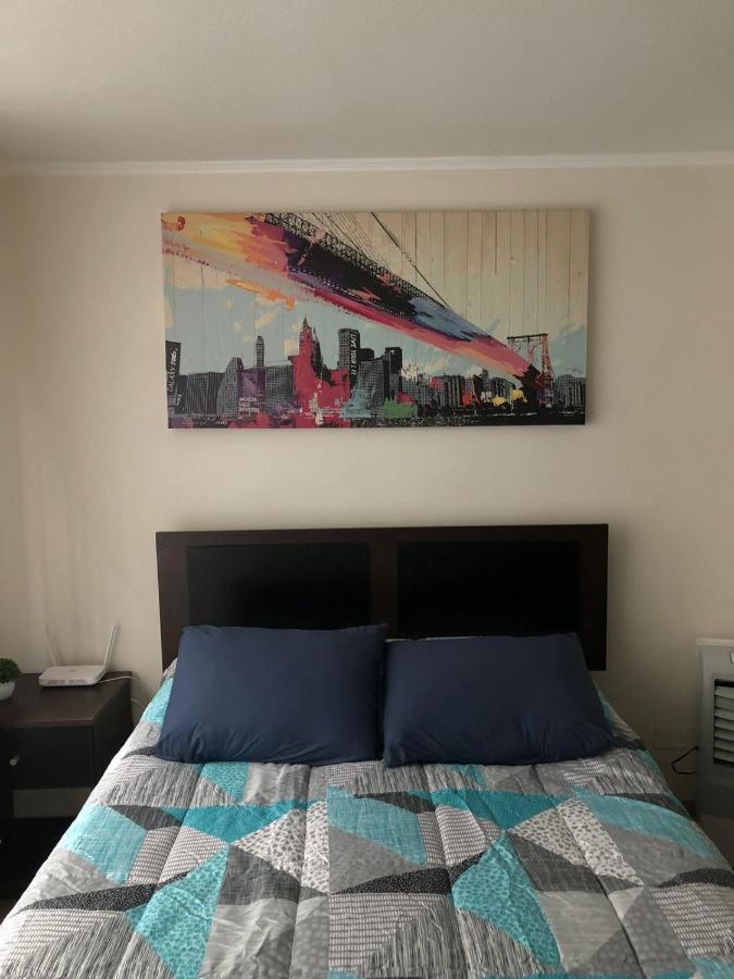Departamento Studio Amoblado 圣地亚哥 外观 照片