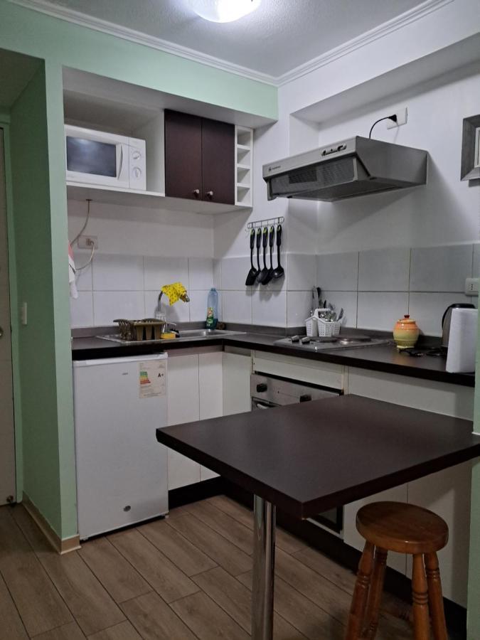 Departamento Studio Amoblado 圣地亚哥 外观 照片